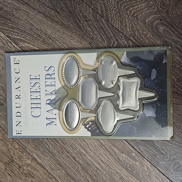 Stainless steel 6 cheese markers - Picture 1 of 2